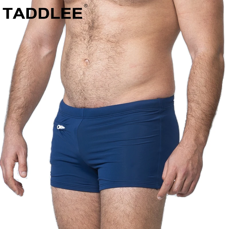 Taddlee Swimwear Men Swim Briefs Swimsuits Mens Bathings Suit Square Cut Trunks