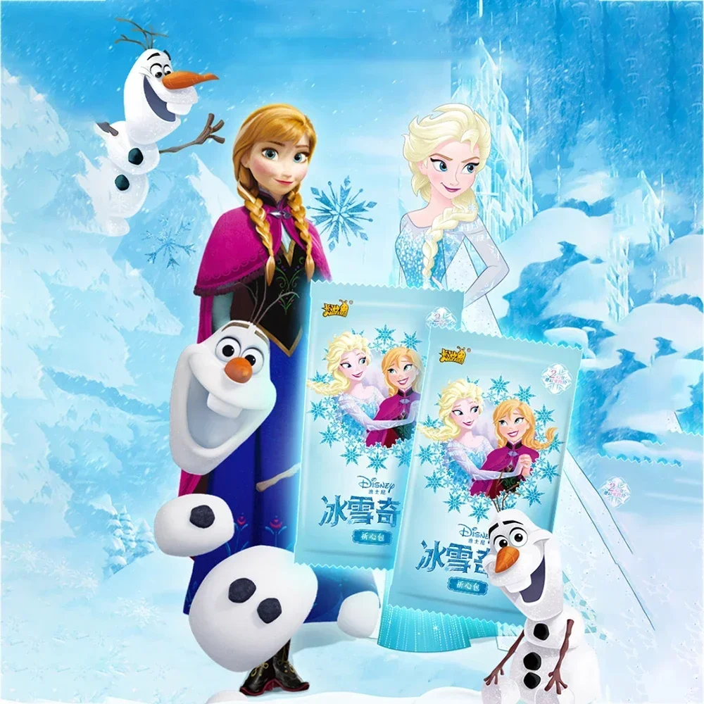 KAYOU Frozen Card Disney Aisha Princess Rare UR Cards SR Card Collection Cards Aisha Girl 3D Flash Card Kids Gift