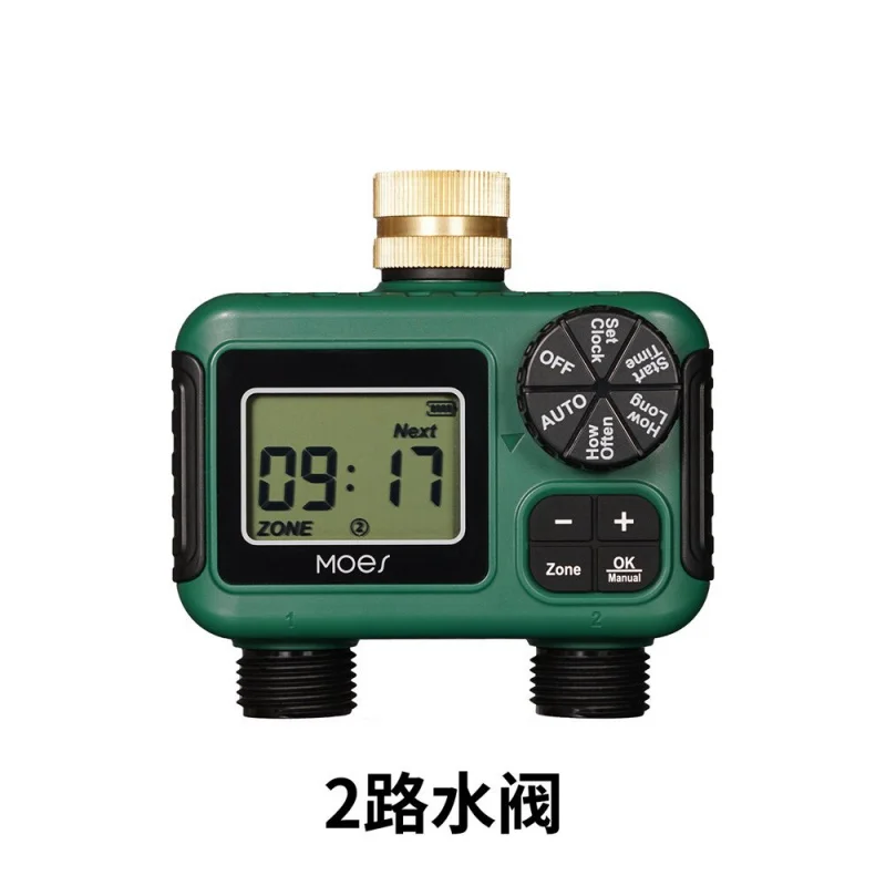 IP55 Waterproof Water Valve Timer - 1-4 Channels | Knob & Button Control | LCD Display | Garden Irrigation