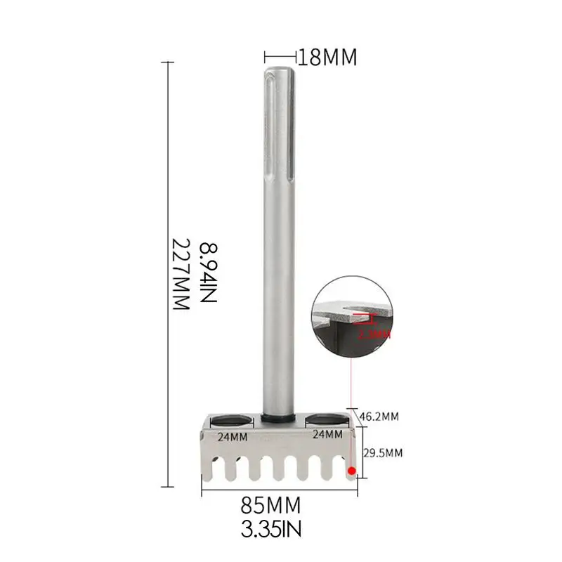Square 86 Type Junction Box Hole Punch High Strength Square Hole Cutter Versatile Drywall Cutting Tool Cutout Saw
