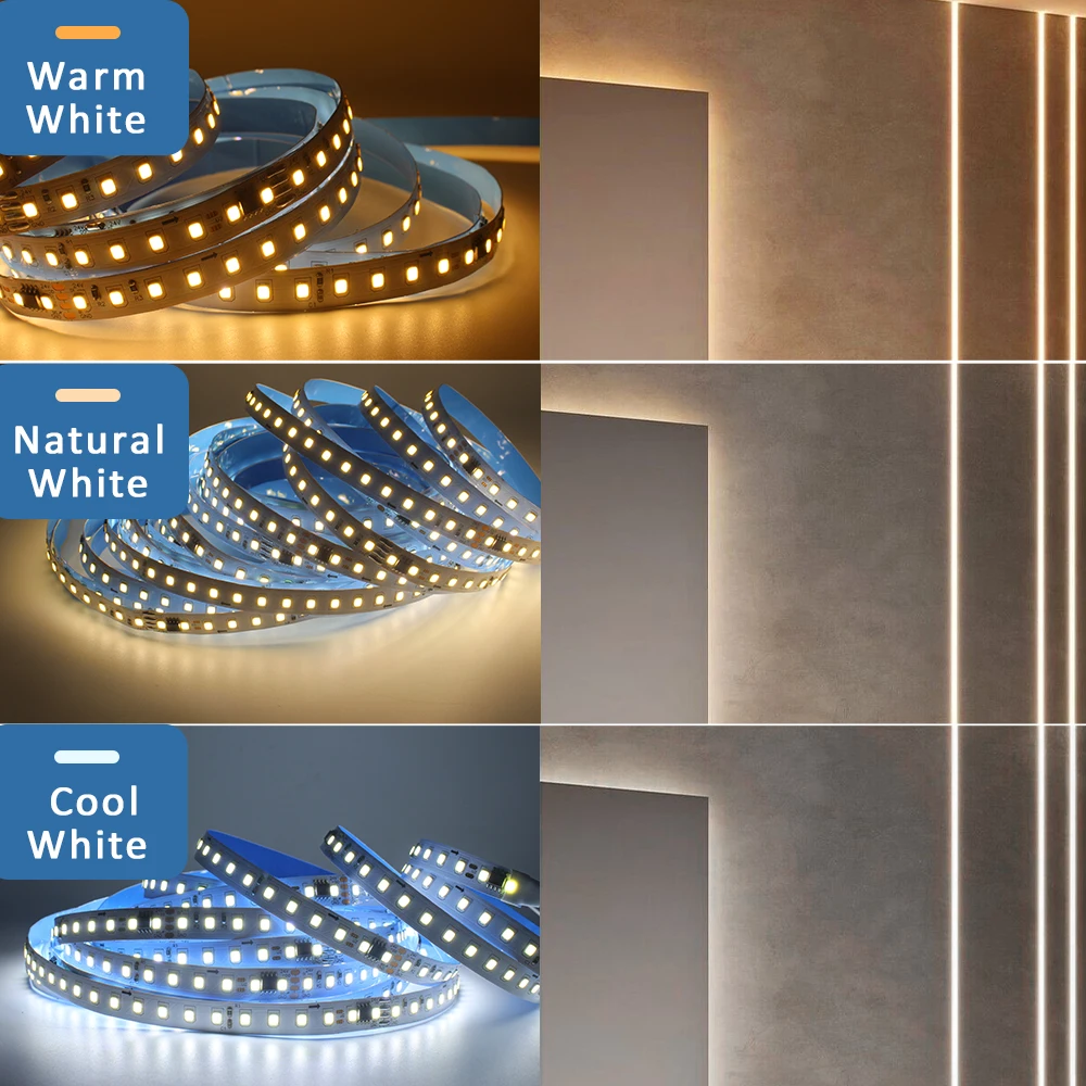 Imagem -02 - Correndo Água Fluindo Led Strip Light Corrida de Cavalos Pixel Endereçável Flexível Linear Lamp Grupo dc 24v Ws2811 Smd2835 5m 10m 15m 20m