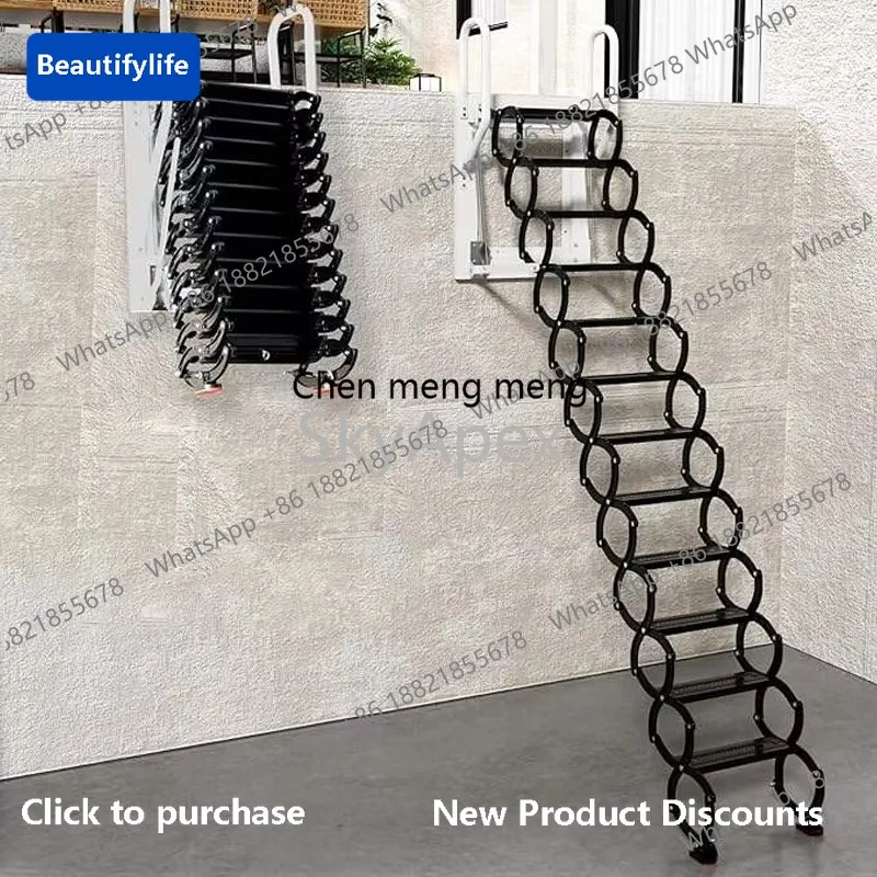 

Многофункциональная алюминиевая лестница A56 для дома: лучшая складная лестница с защитой от скольжения, прочная, легкая, компактная, для использования в помещении и на улице