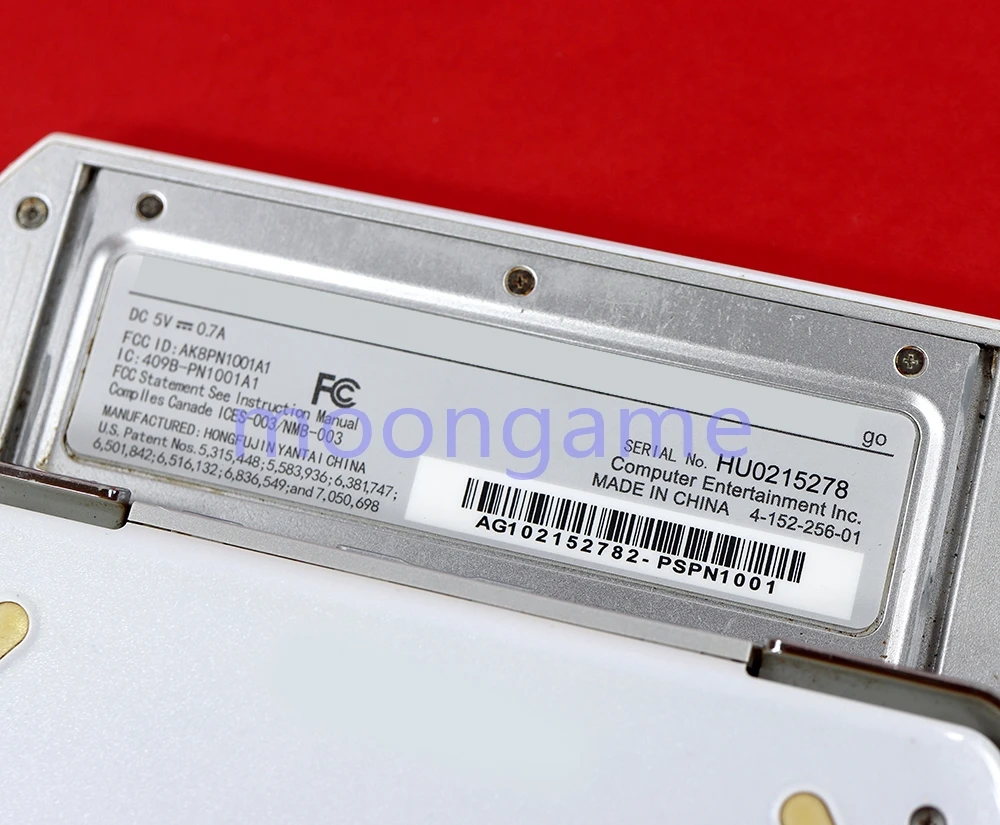 2pcs Replacement For PSP GO New Lable Sticker For PSPGO Back Shell Cover Case