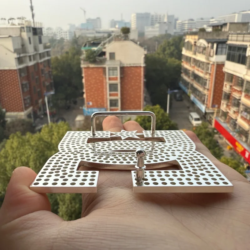 

Lulu's Custom Name Letter Logo Men's Rhinestones Belt Buckle for Men Stainless Steel Custom Gift