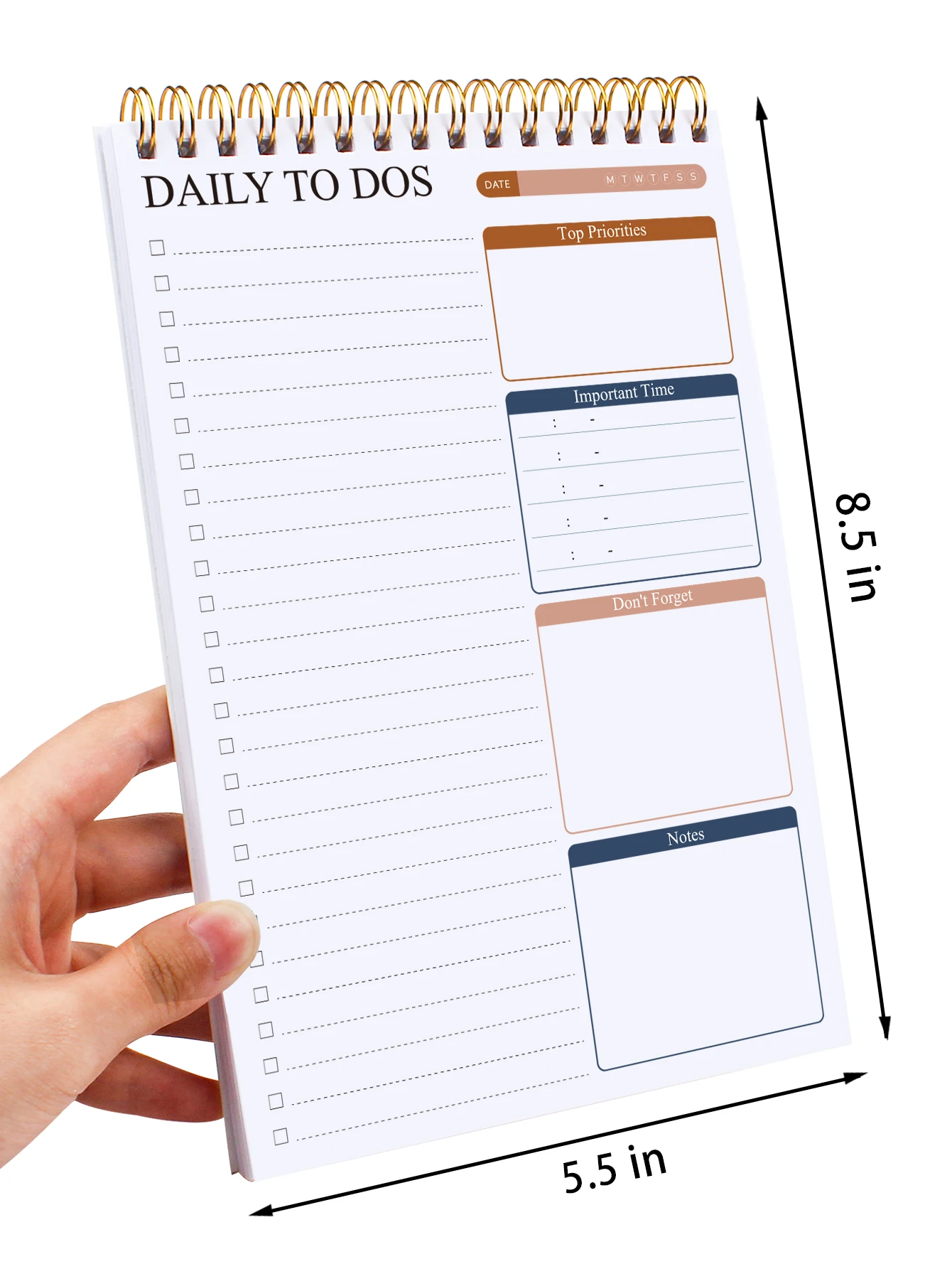 Daily Planner Agenda A5 Notebook Planner Package 50 Day Planner Schedule Stationery School Office Supplies Stationery