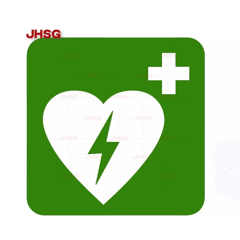 Personalized Emergency and First Aid Defibrillators on Vinyl Stickers for Motorcycle Laptop Decoration and Car Stickers