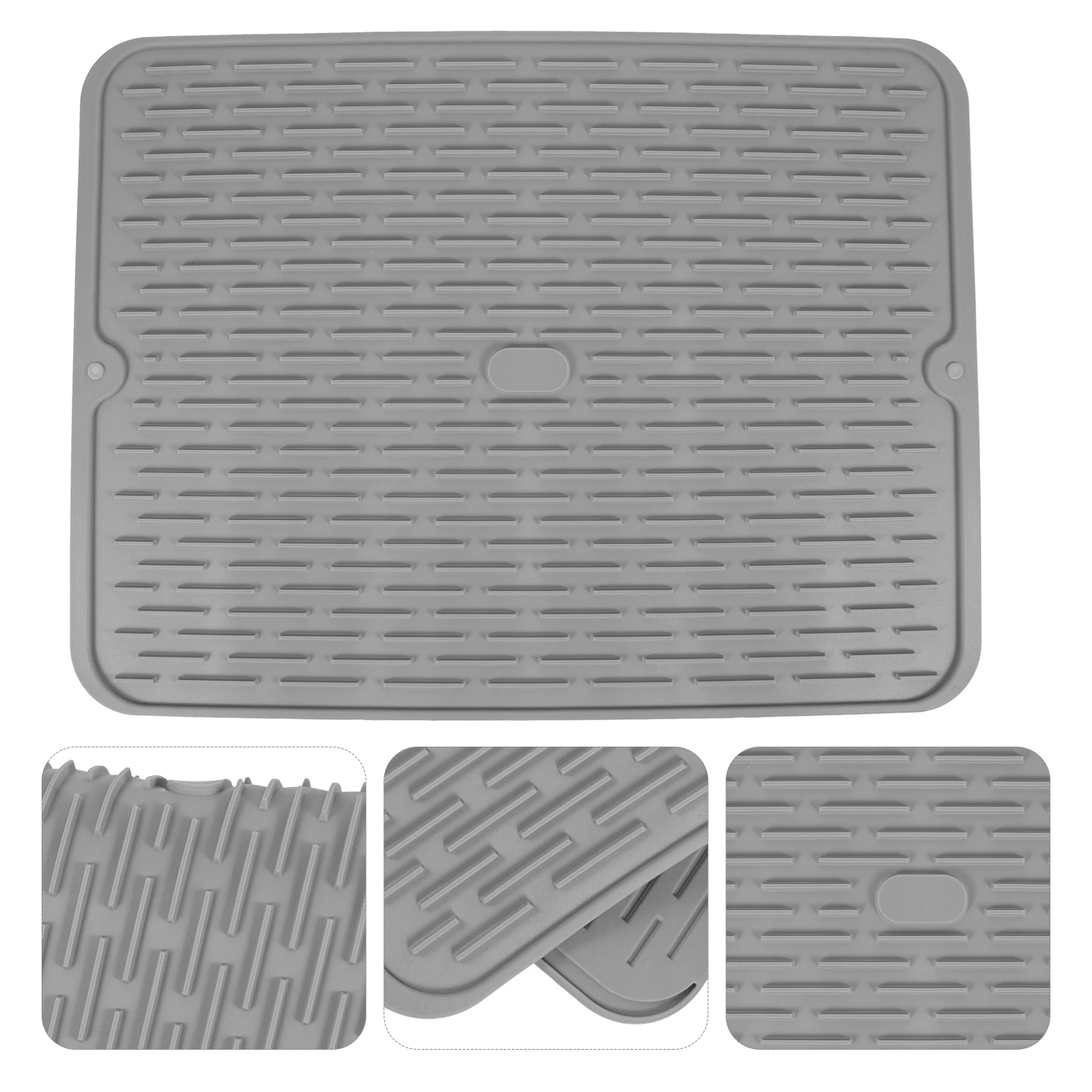

Silicone Waterproof Dish Mat Insulation Bowl Pad Drainage Coaster Non Slip Heat Resistant Kitchenware Cup Sink Protector
