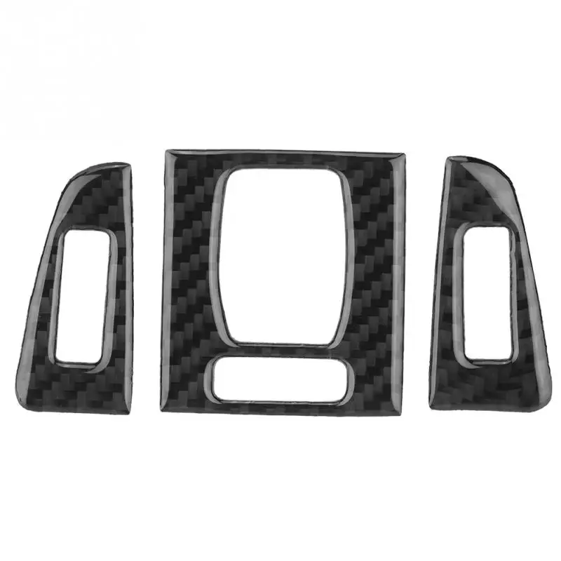 L96A 3Pcs Carbon Fiber Interior Air Conditioning Vent Outlet Trim Cover Sticker For-BMW F30 F32 F32 320I 428I 3 4 Series GT