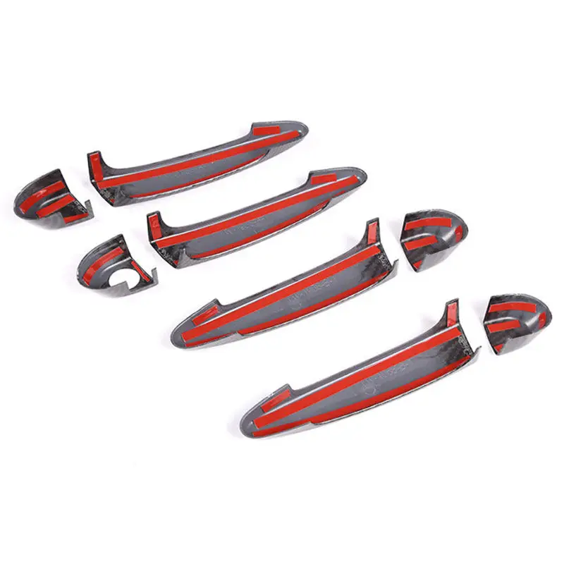 Araba dış kapı kolu çekin kapak Trim için BMW 1 3 serisi X1 X3 X4 X5 X6 F20 E90 E92 E93 F30 F31 F35 E84 F25 F26 E70 E71 LHD