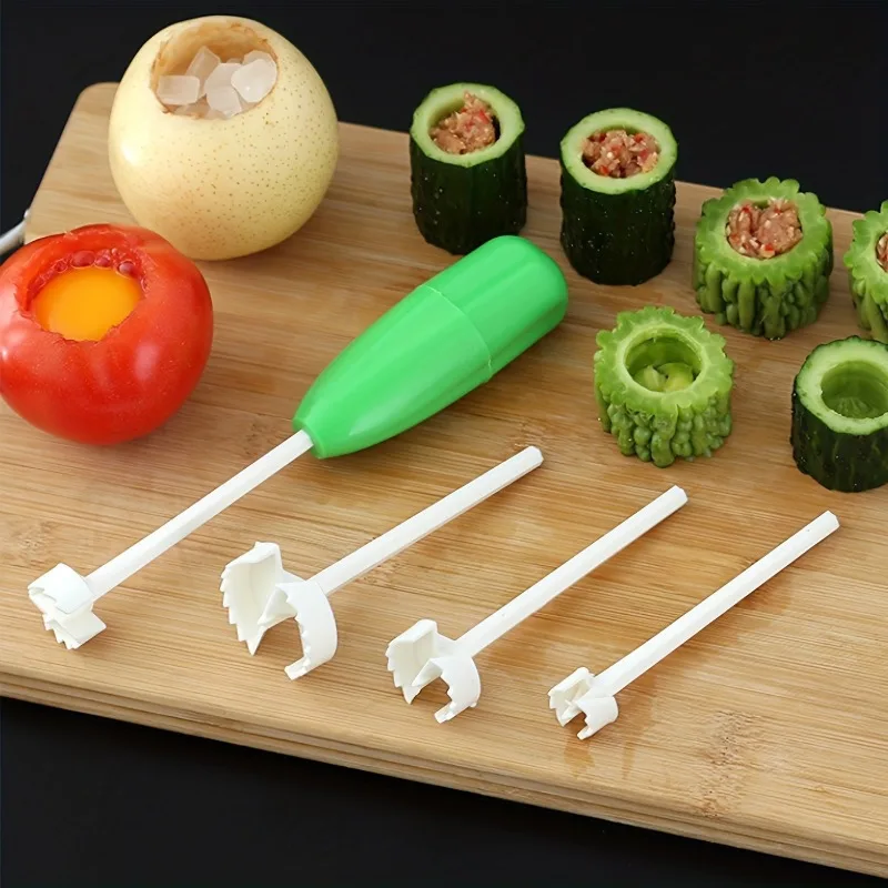 Vegetable Corer, Fruit Corer, Multifunctional Fruit Core Digger, Creative Vegetable Hole Digger, Vegetable Core Removing