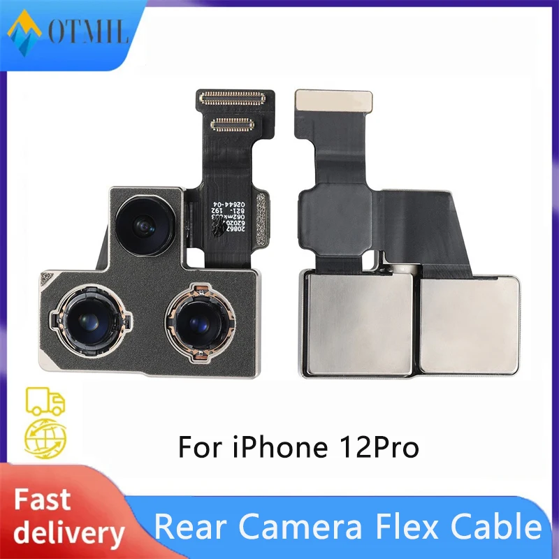 

For iPhone 12Pro Rear Camera Back Rear Main Lens Camera Flex Cable For iPhone 12P Phone Repair Replacement Parts 100% Tested