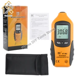 HT-M2 Professionale Digitale LCD Rilevatore di Perdita a Microonde di Alta Precisione Radiazione Tester 0-9.99mW/cm2