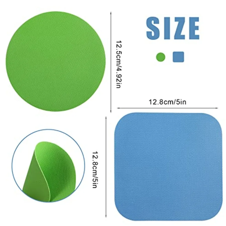 4pcs Jar Opener, Rubber, Multi-function Silicone Bottle Opener for Seniors with Weak Hands Lid Cap Gripper Pads Kitchen Coaster