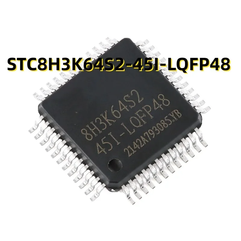 10PCS  STC8H3K64S2-45I-LQFP48