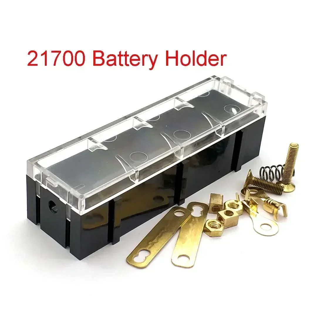 Splicable Battery Slot 21700 Battery Case solder-free Lithium Battery Box Holder Electronic High-current Copper Pillar