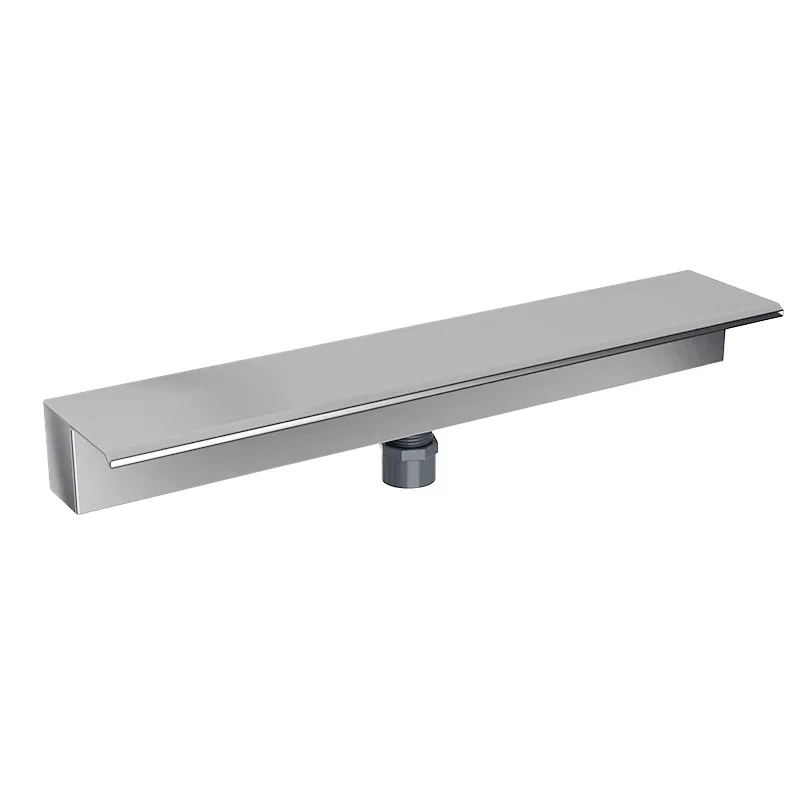 Stainless steel waterfall  outlet, fish pond water curtain landscape, water wall landscape sink, courtyard water outlet