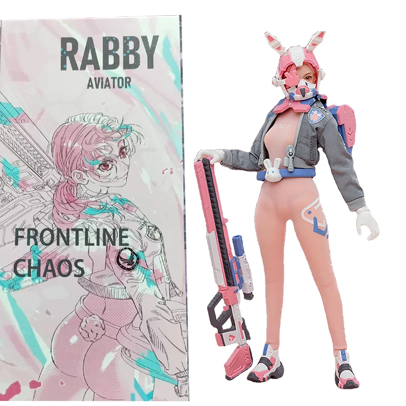 

JOY TOY RABBY масштаб 1/12, уровень 9 Society Chaos Frontline Lan Male Warrior, полный набор, 6-дюймовая экшн-фигурка, подвижная оригинальная кукла