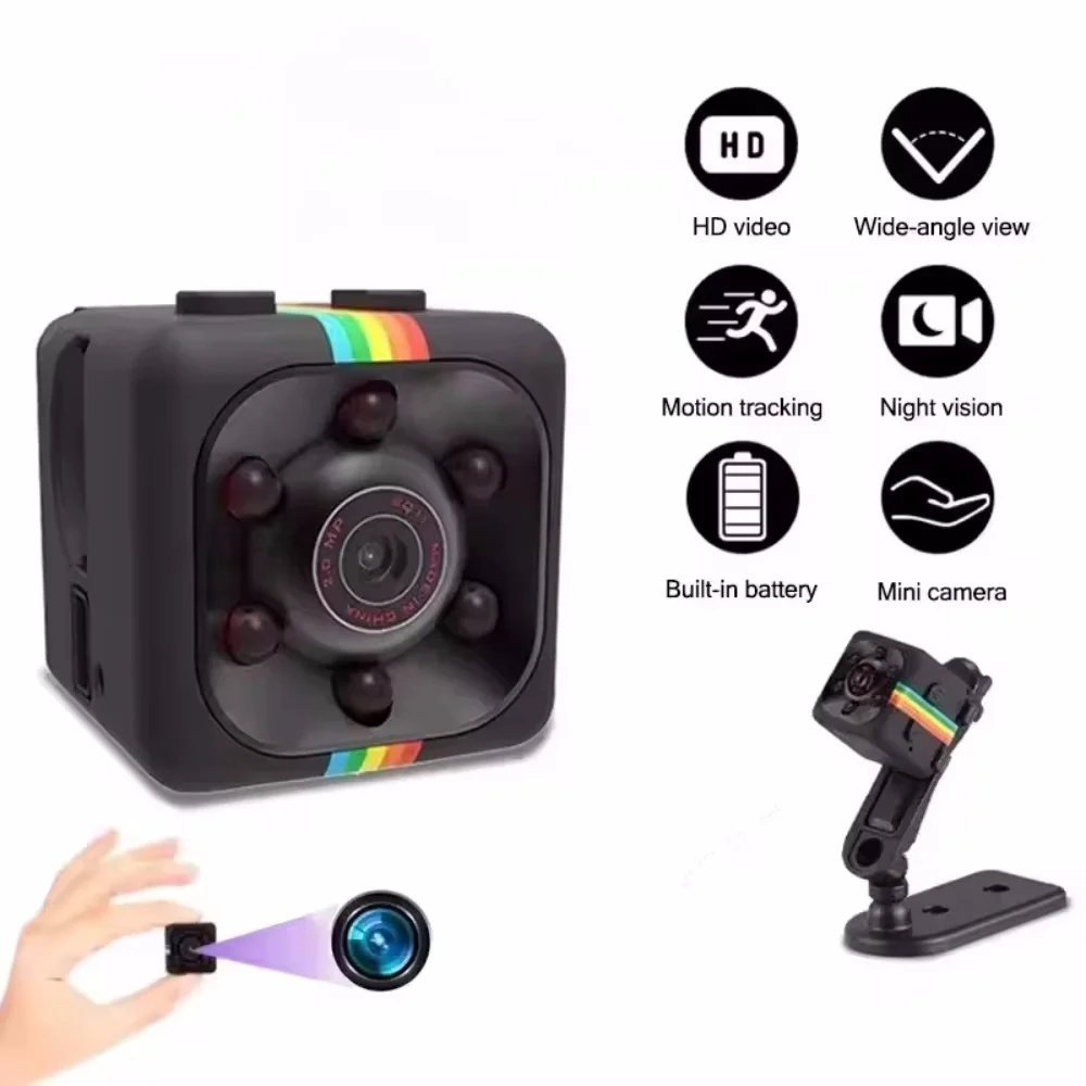 

HD Mini Camera 1080P Portable Small Nanny Cam Video Voice Mini DV Recorder Indoor Covert Security Camera For Home Office