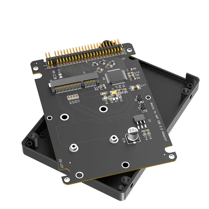 [NEW!A25P】 For Old Laptop Compatible 2.5 Inch IDE 44Pin Adapter Card For MSATA SSD, Converts To 2.5" IDE PATA Hard Disk Drive Re