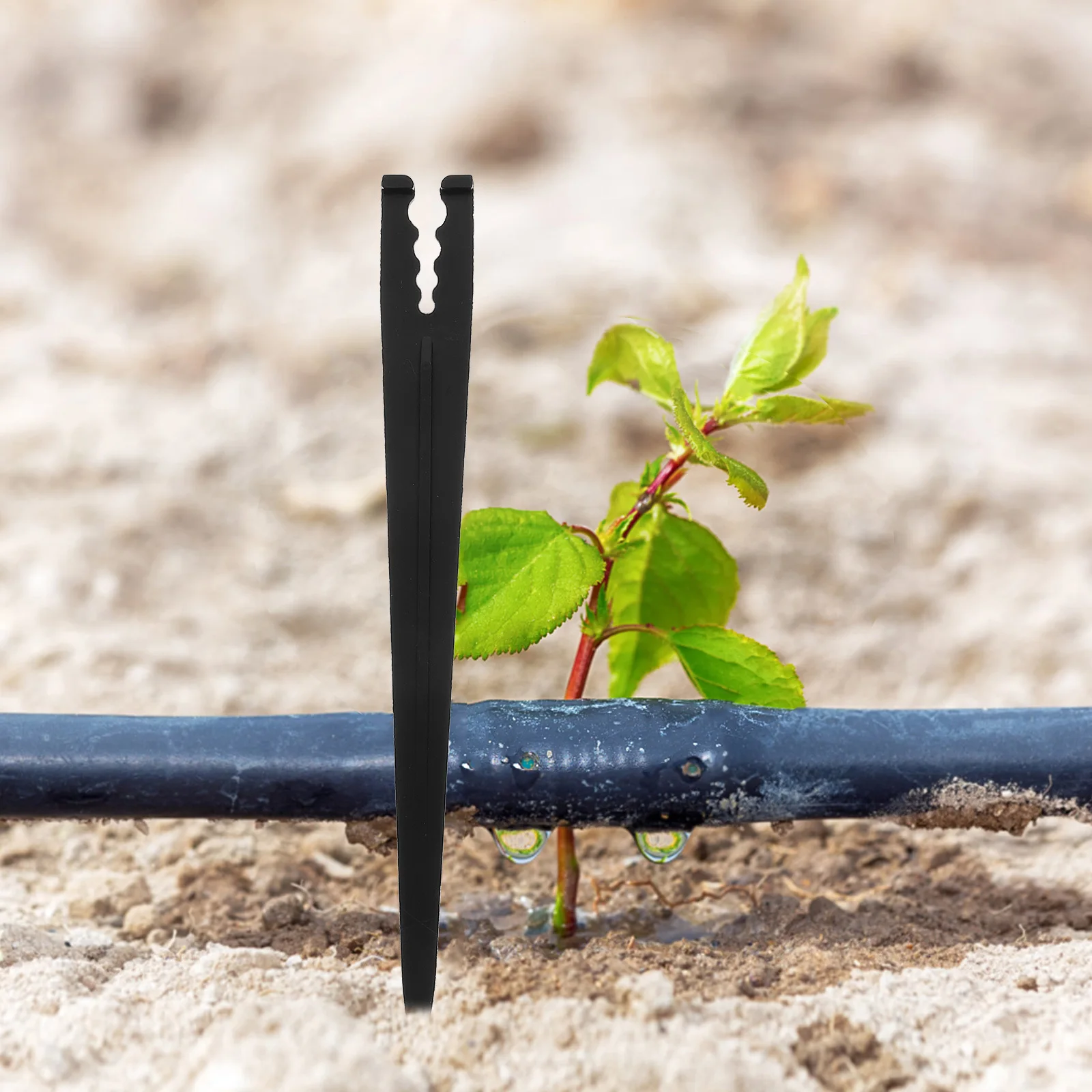 

100Pcs Soft Hose Support Poles Reinforced Ground Stakes for Garden Drip Irrigation Watering Tools Irrigation Support Pole