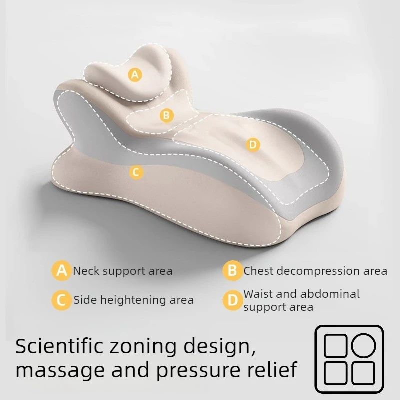 Memory-Schaum-Kissen Ergonomische Unterstützung für Nacken und Beine Bett-Sofa Keilform Hochdichter Memory-Schaum Langsam Rückfedernd Atmungsaktiver Bezug