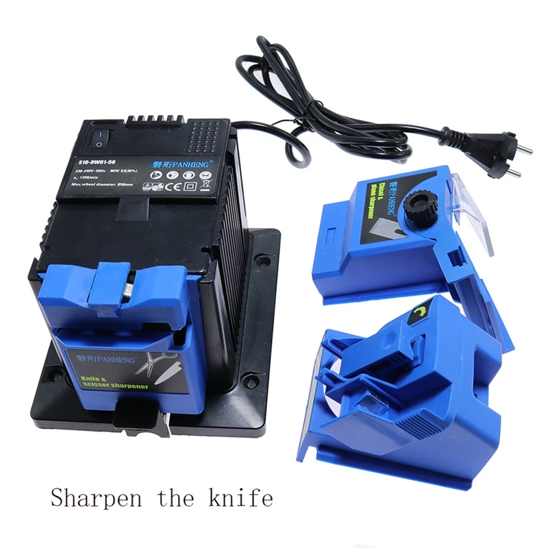 Multifunction Sharpener Household Grinding Tool For Knife Twist HSS Drill Scissor Chisel Electric Grinder 96W EU Plug