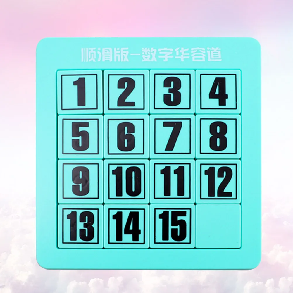 

1Pcs Intellectual Puzzle Game Pre-Learning Number Jigsaw Smooth Edges Challenging Fun Fascinating Portable Size Easy Carry Out