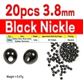 20 piezas negras de 308 mm