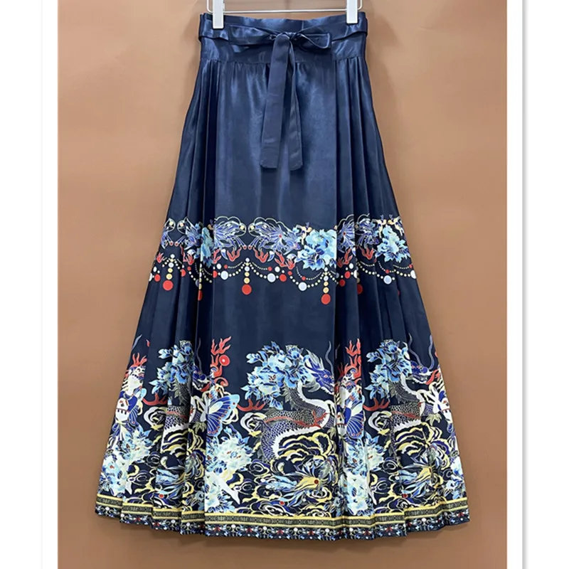 

Horse Face Skirt Traditional Chinese Style Improved Daily Commuter Women's Modern Hanfu Clothing