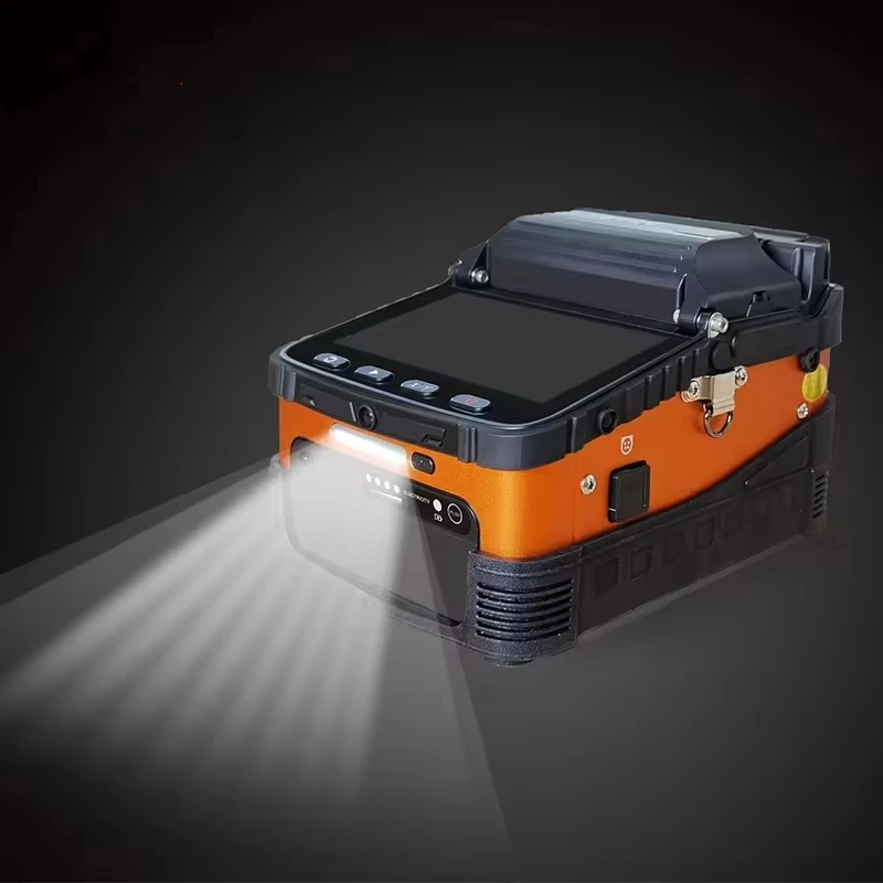 FTTH Fusion Splicer AI-5 آلة ربط الألياف الأوتوماتيكية بالكامل لبناء خط الصندوق ومشروع FTTH