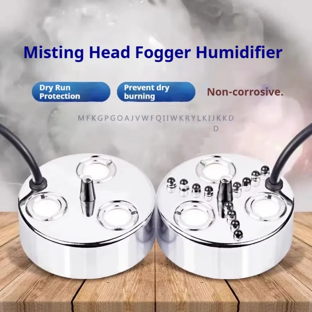 DC24V 3 Head Ultrasonic Mist Maker Fogger Humidifier  Air Nebulizer For  Aquarium Landscape Decor