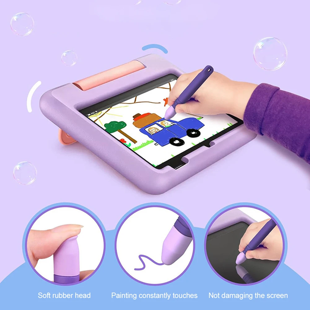 

Kid-Friendly Stylus Pens Anti-Rolling Universal Touch Screen Capacitive Stylus Stylus Pen Pencil for iPad for Fire Kids