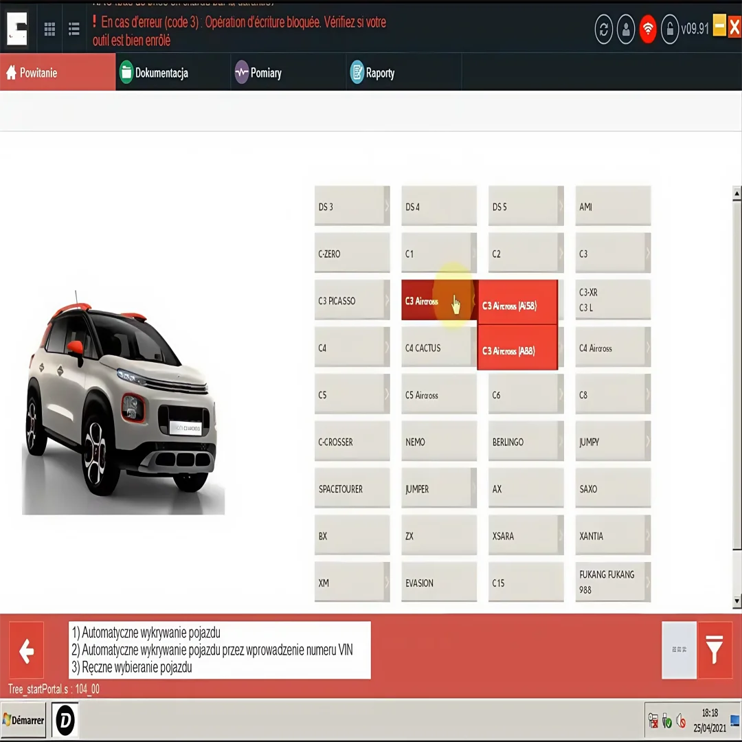 เครื่องมือ Diagbox V9.91 V9.68 Full Update สําหรับ Lexia3 PP2000 Lexia-3 สําหรับ Citroen/Peogeot อ่านรหัสข้อผิดพลาดการทดสอบระบบ