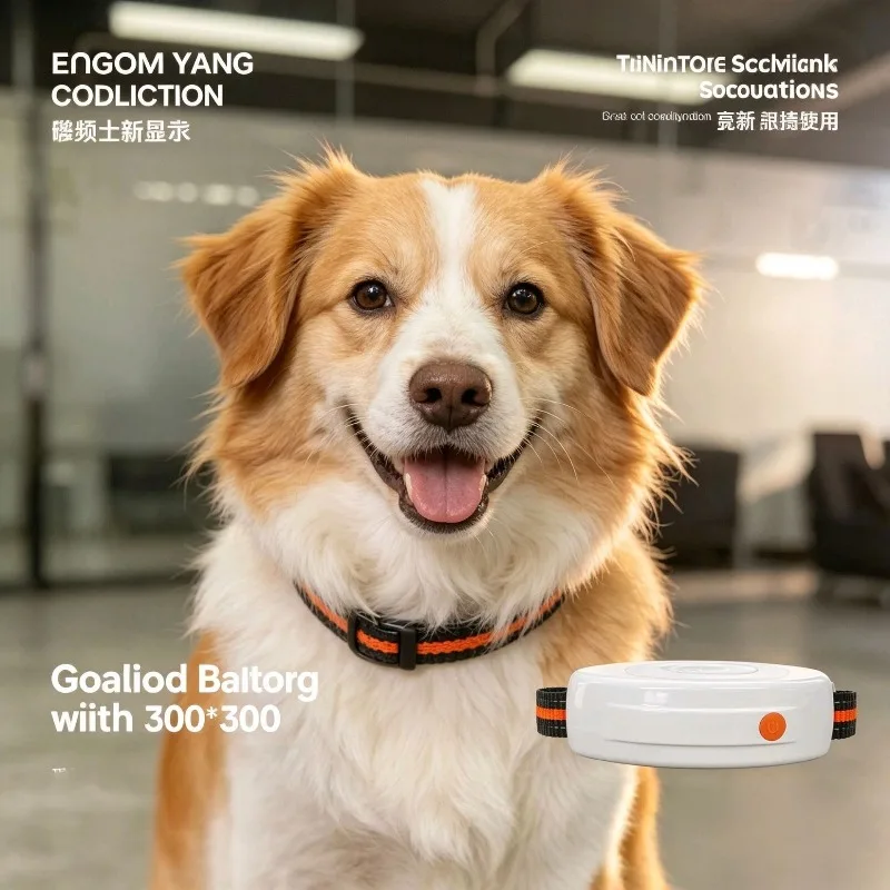 4G SIM Card Smart Pet Collar APP Remote Control GPS Locator Electronic Fence Health Monitor Waterproof Anti Bark Device