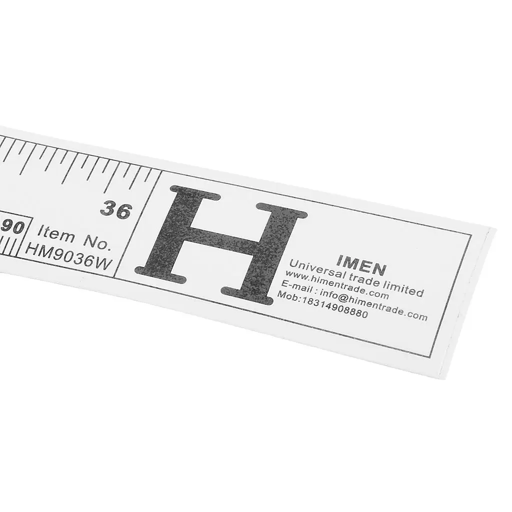 Sewing Craft Supplies Self Adhesive Tape Measure 90cm Metric Ruler for Table Cutting