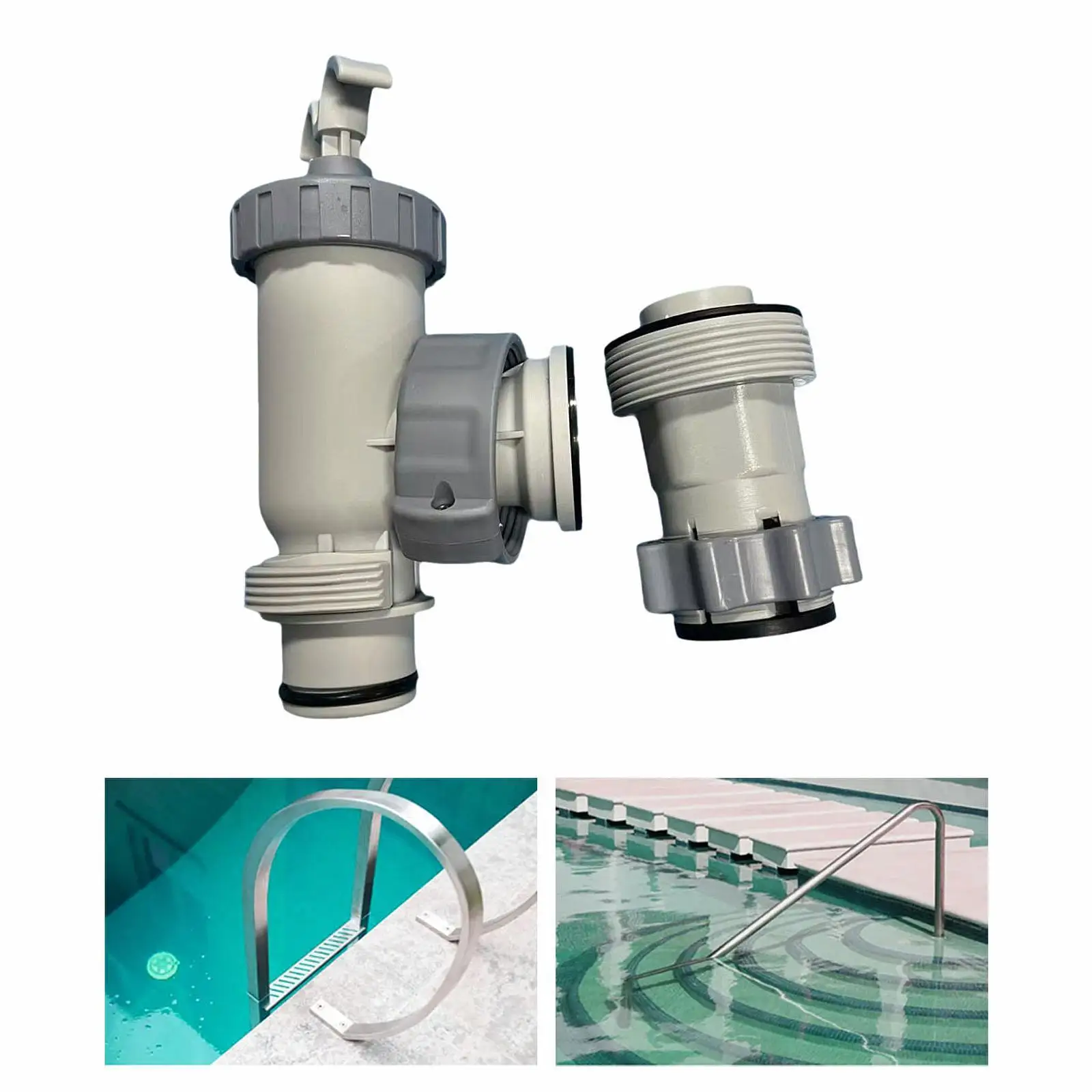 

Pool Plunger Valve Filter Circulation Pool Hose Adapter for 28677eg