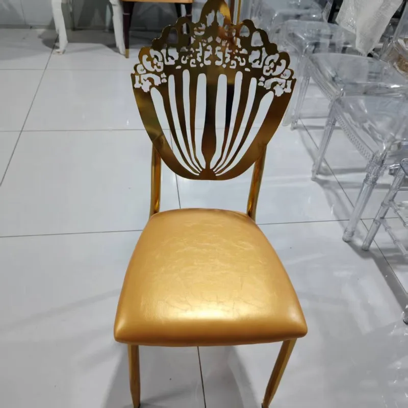 Chiavari Chair Stackable Event Wedding Chair Popular Gold Silver Nano Plated Chair in Hotel Restaurant