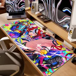 Hololive Hakos Baelz Mouse Pad Kawaii Anime Girl Gaming Accessories Keyboard Mousepad Office Laptop Game Cabinet Desk Mat Carpet