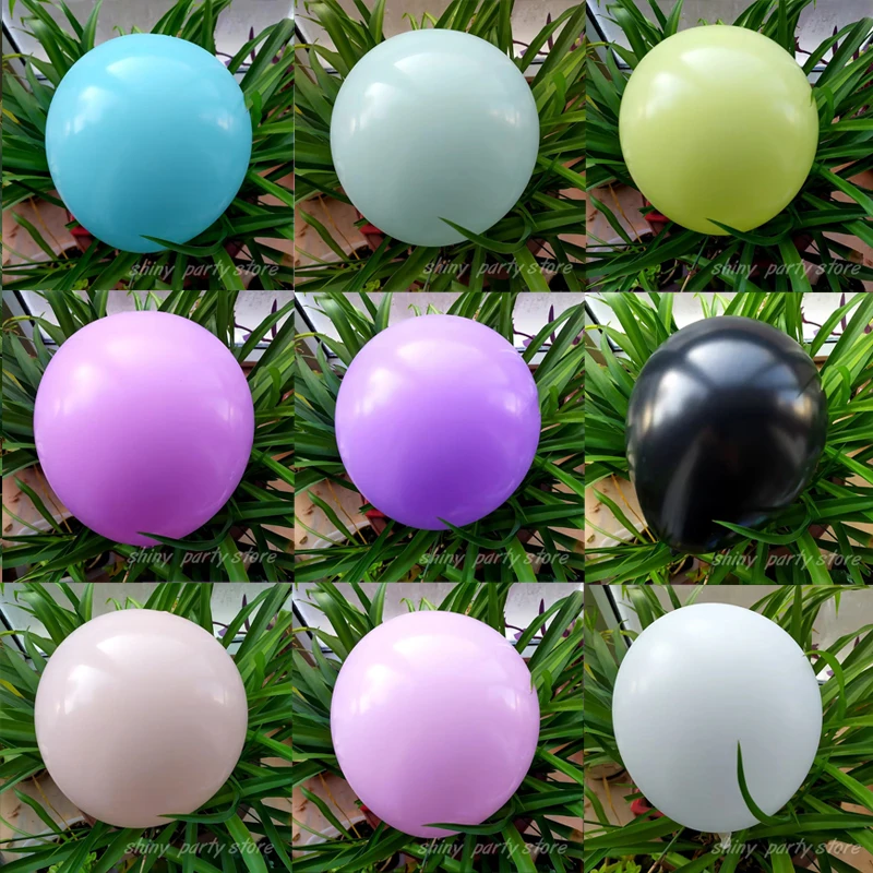 

100pcs 5/10/12inch Small Balloons Wholesale Candy Macaron Balloon Wedding Decoration New Year Christmas Birthday Party Balloon