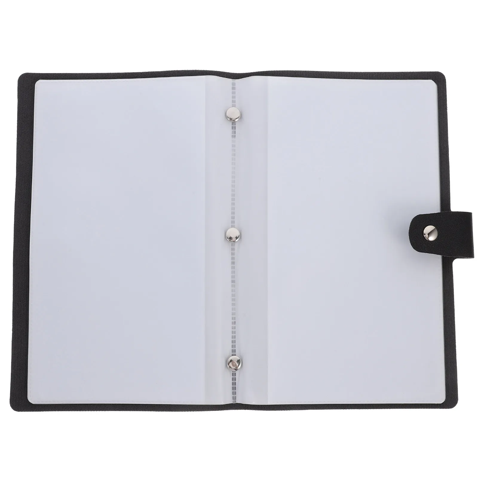 

Invoice Album Business Checkbook PVC PU Office Bill Storage Organizer Document Holder Receipt Organizer Contract Classification