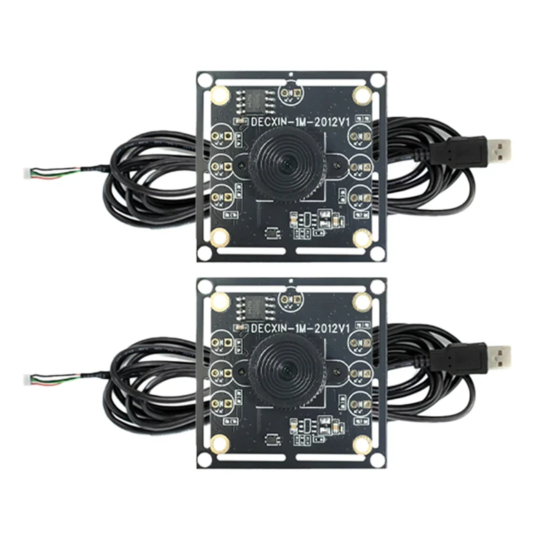 -BOFF 새로운 20Pcs 100도 카메라 모듈 1MP OV9732 1280X720 USB 무료 드라이버 수동 초점, Winxp/7/8/10 용 2 미터 케이…