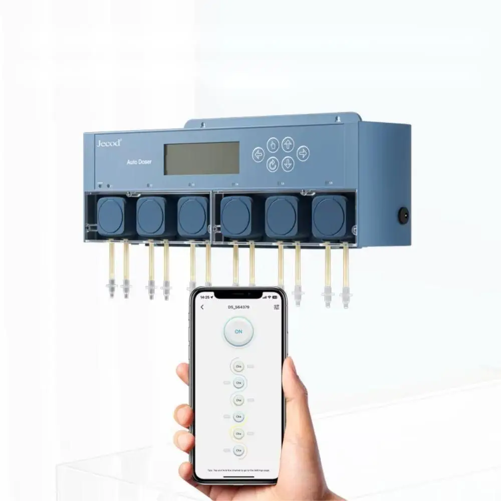 Jebao Jecod Nieuwe Slimme DC 12V App Bluetooth Programmeerbare DOSER 5.4/5.6 Automatische Zoutwater Zoetwater Visbak Aquarium Doseerpomp - afbeelding 2