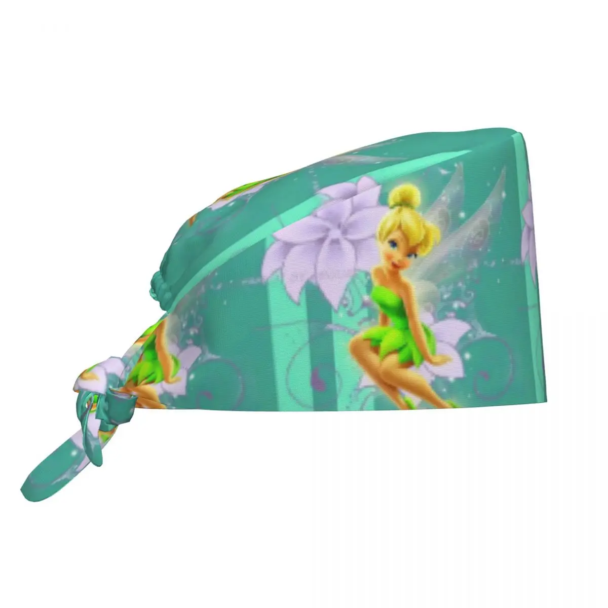 

Custom Tinker Bell Medical Staff Scrubs Hat Men Women Fairy Tale Characters Tinkerbell Doctor Nursing Surgical Cap Scrub Caps