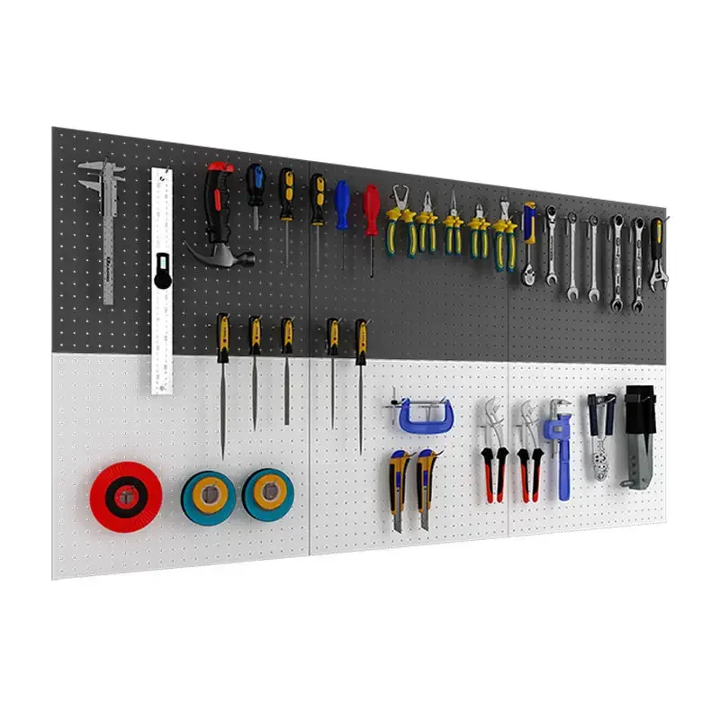

Multifunctional removable storage rack, single-sided wall-mounted nail plate organizer, display stand with metal nail plate hook