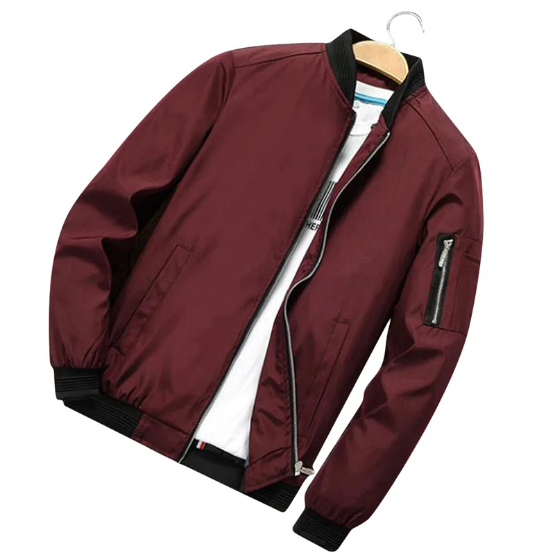 

Jacket Men's 2023 New Fashion Casual Wear Bomber UV Protection Slim fit men's jackets sports and coats plus sizes M- 4XL