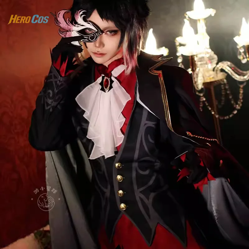 

HERO Cos Bungo Stray Dogs Ryunosuke Akutagawa Cosplay Costume Halloween Men's Uniform Coat Belt Props Accessories Set