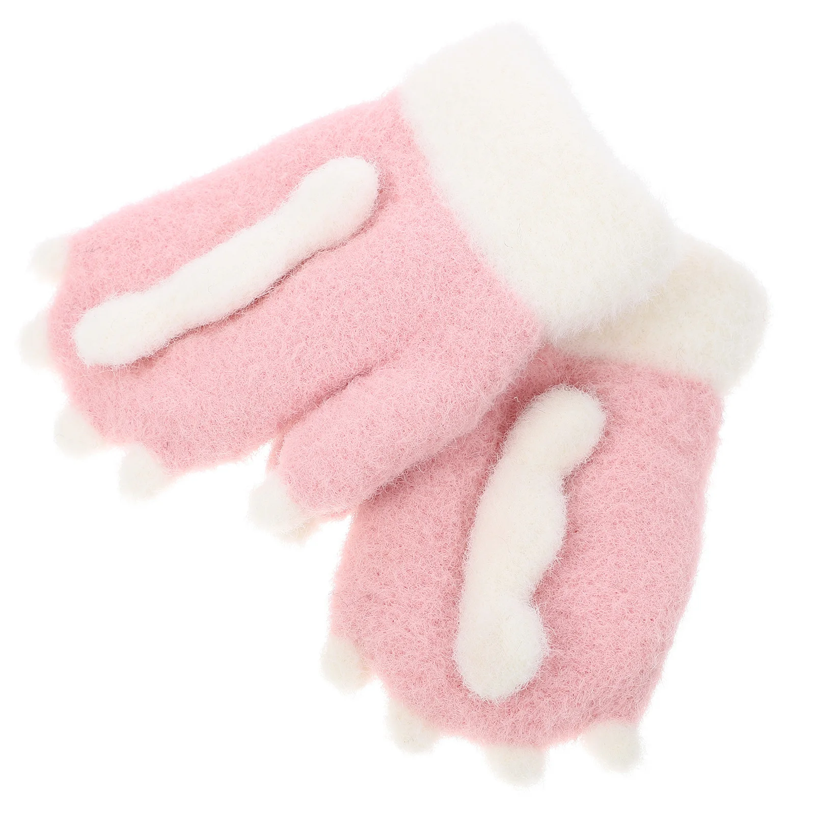 

Winter 's Gloves for Princess Purple Cashmere Material Outdoor Thicken