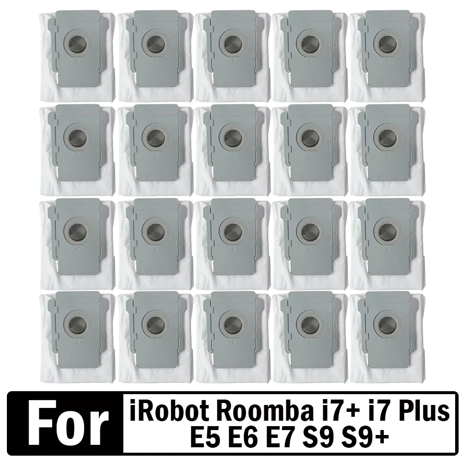 Para iRobot Roomba i7 + i7 plus E5 E6 E7 S9 S9 + accesorios de bolsa de polvo robot bolsas de aspiradora reemplazo bolsas sucias repuestos