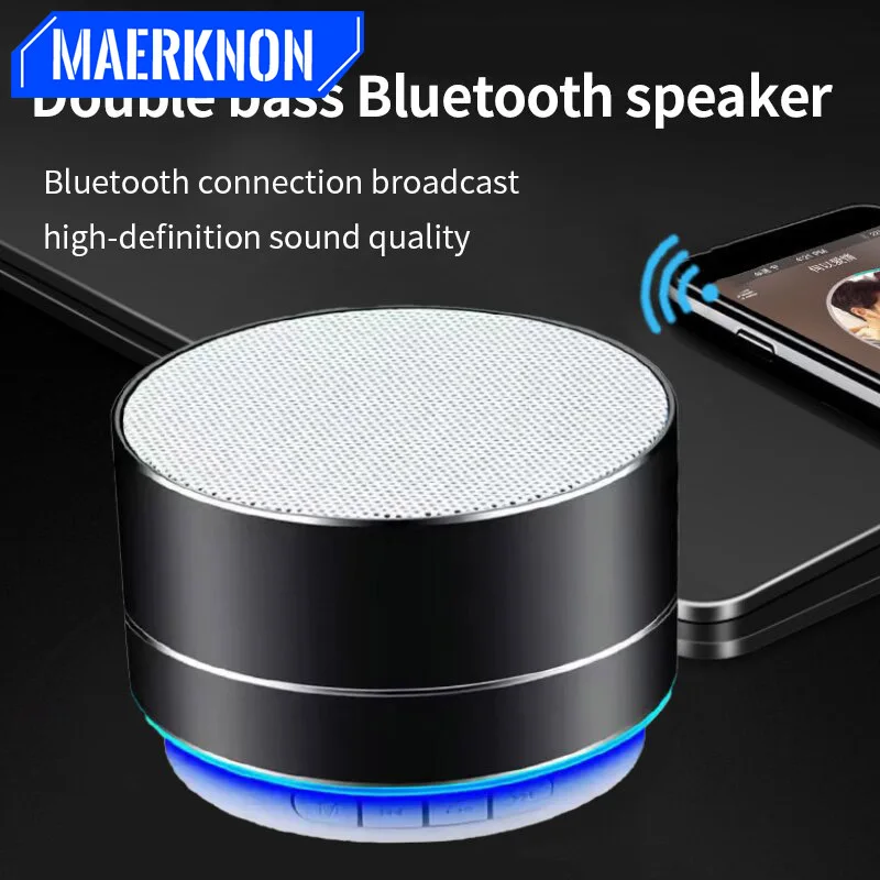 Nuovo Mini telefono cellulare portatile Car Audio A10 altoparlante Bluetooth Wireless TFCard U Disk Computer Sound Box esterno ad alta definizione