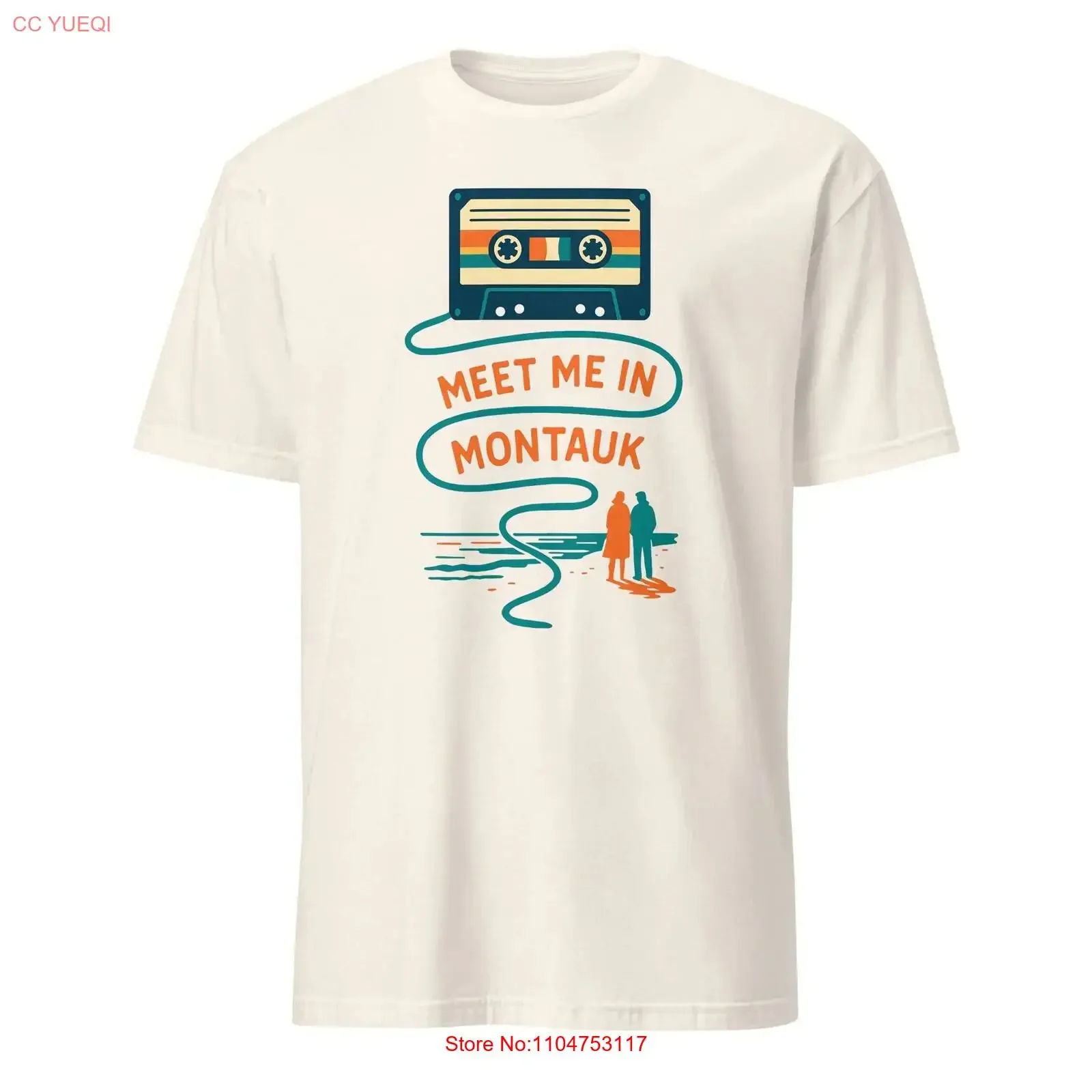 Meet Me in Montauk Cassette Tape T Shirt Eternal Sunshine of the Spotless Mind Inspired Movie Vintage Aesthetic Beach Film